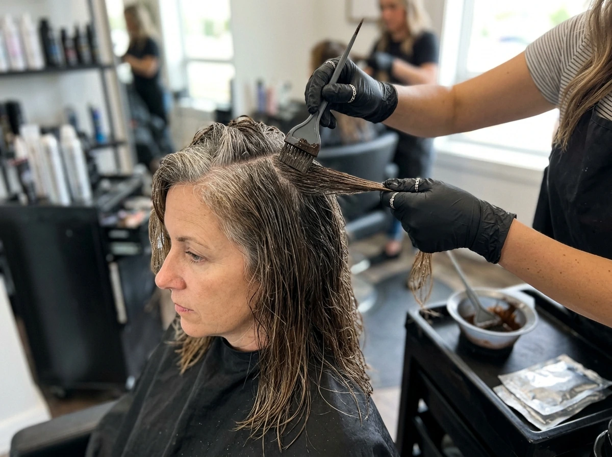 how to grow out the gray hair
